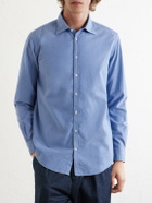 Massimo Alba - Genova Cotton-Chambray Shirt - Blue