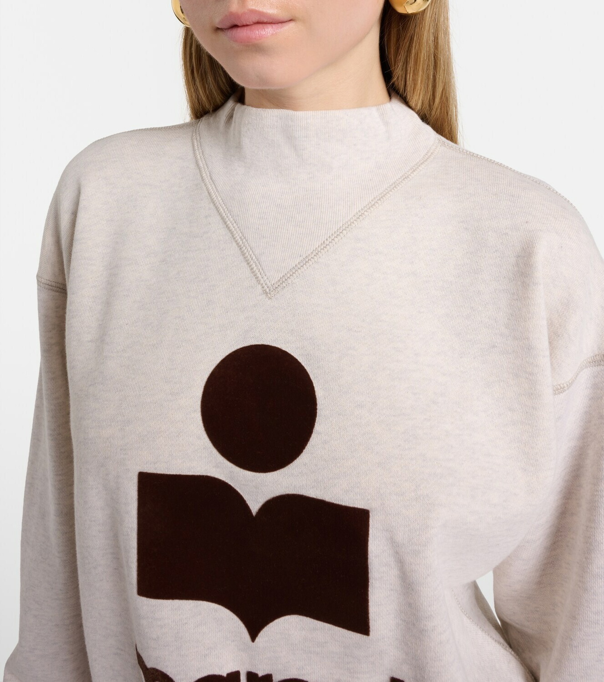 Marant Etoile Moby logo cotton-blend sweatshirt