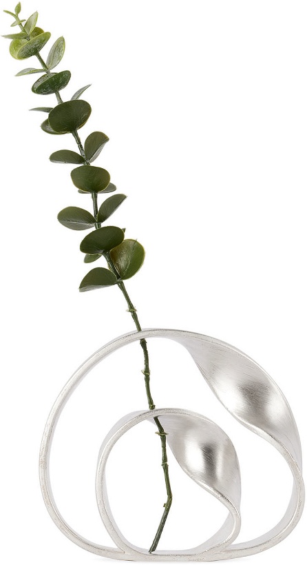 Photo: Slorence SSENSE Exclusive Silver Group E Ring Vase