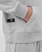 New Balance Hoops Essentials Fundamental Hoodie Grey - Mens - Hoodies