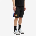 Adidas Men's x MUFC x The Stone Roses Shorts in Black