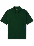 Burberry - Logo-Embroidered Cotton-Piqué Polo Shirt - Green