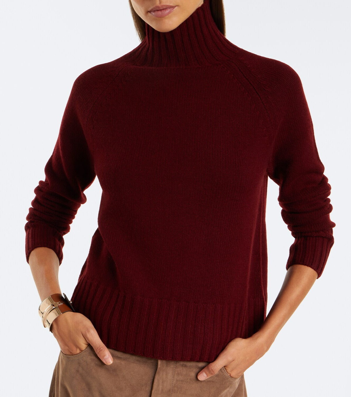 'S Max Mara Wool and cashmere turtleneck sweater