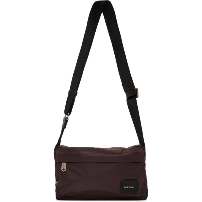 Photo: Paul Smith Burgundy Canvas Crossbody Bag