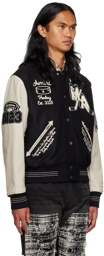 AMIRI Black Hockey Bomber Jacket