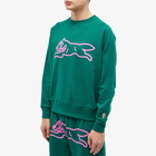 ICECREAM Men's Running Dog Crewneck in Green