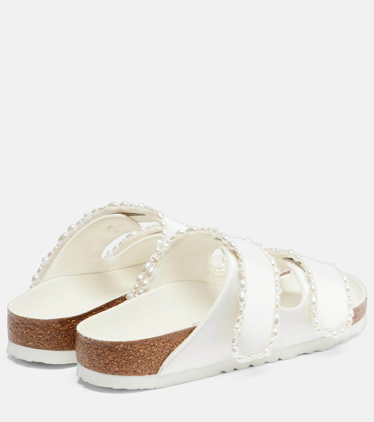 Birkenstock 1774 Arizona embellished satin sandals