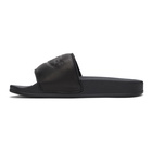 Heron Preston Black Logo Debossed Slides