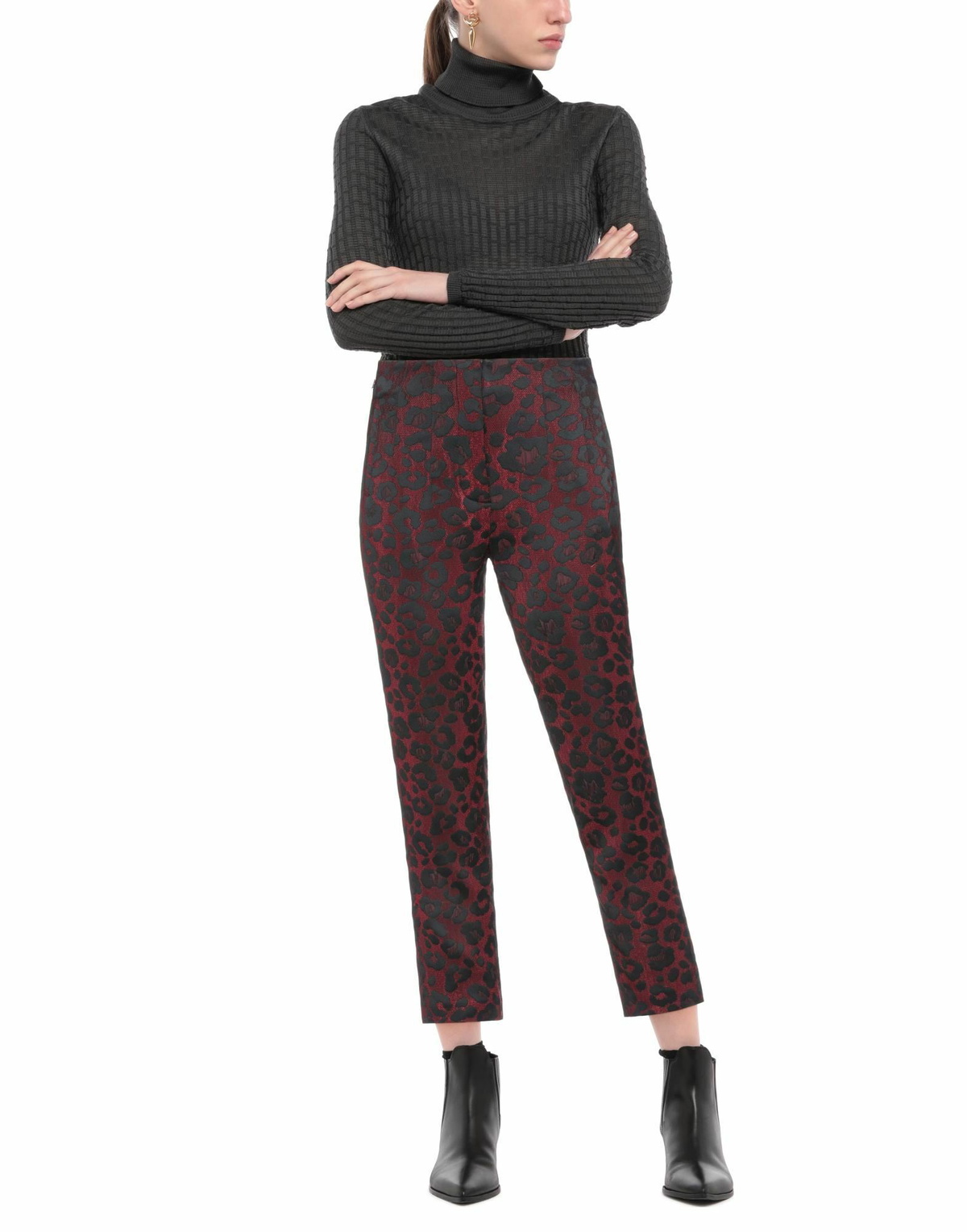 Jijil Womens Pants in Red