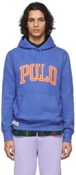 Polo Ralph Lauren Blue RL Fleece Logo Hoodie
