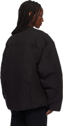 Entire Studios Black Pod Puffer Down Jacket