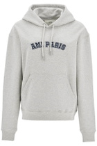 AMI ALEXANDRE MATIUSSI hooded varsity sweat Grey