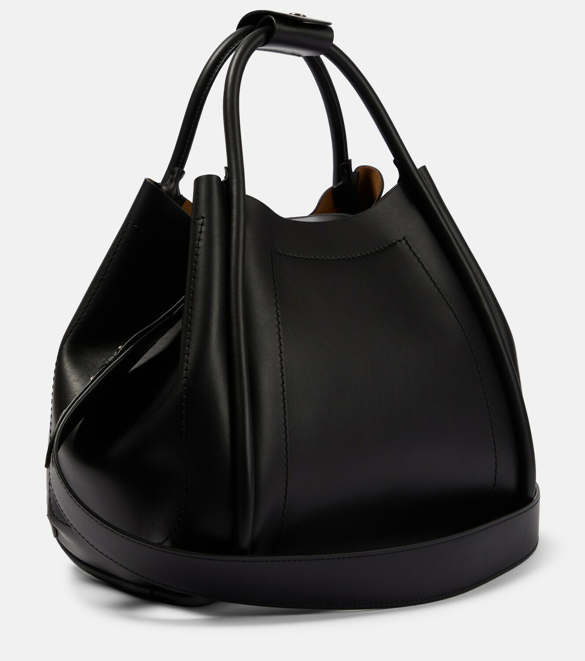 【送料&関税込】Max Mara Black Leather Mmsummer Shoulder Bag 関税&送料込】Max Mara Black Leather Mmsummer Shoulder Bag
