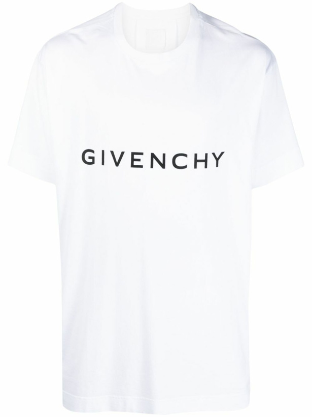Photo: GIVENCHY - Logo Oversized Cotton Shirt