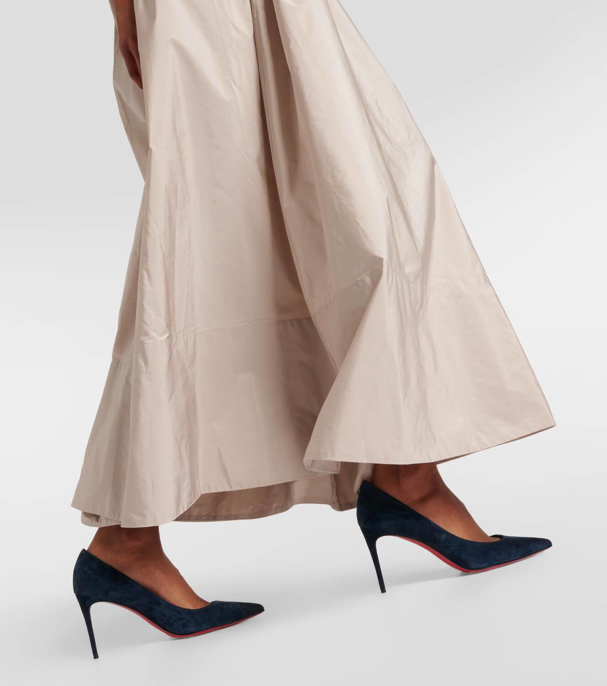 スカート S MAX MARA SKIRTS S Max Mara Pleated taffeta maxi skirt S Max Mara