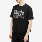 Rhude Men's Flag T-Shirt in Vintage Black