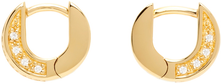 Photo: Tom Wood Gold Nova Huggies Earrings