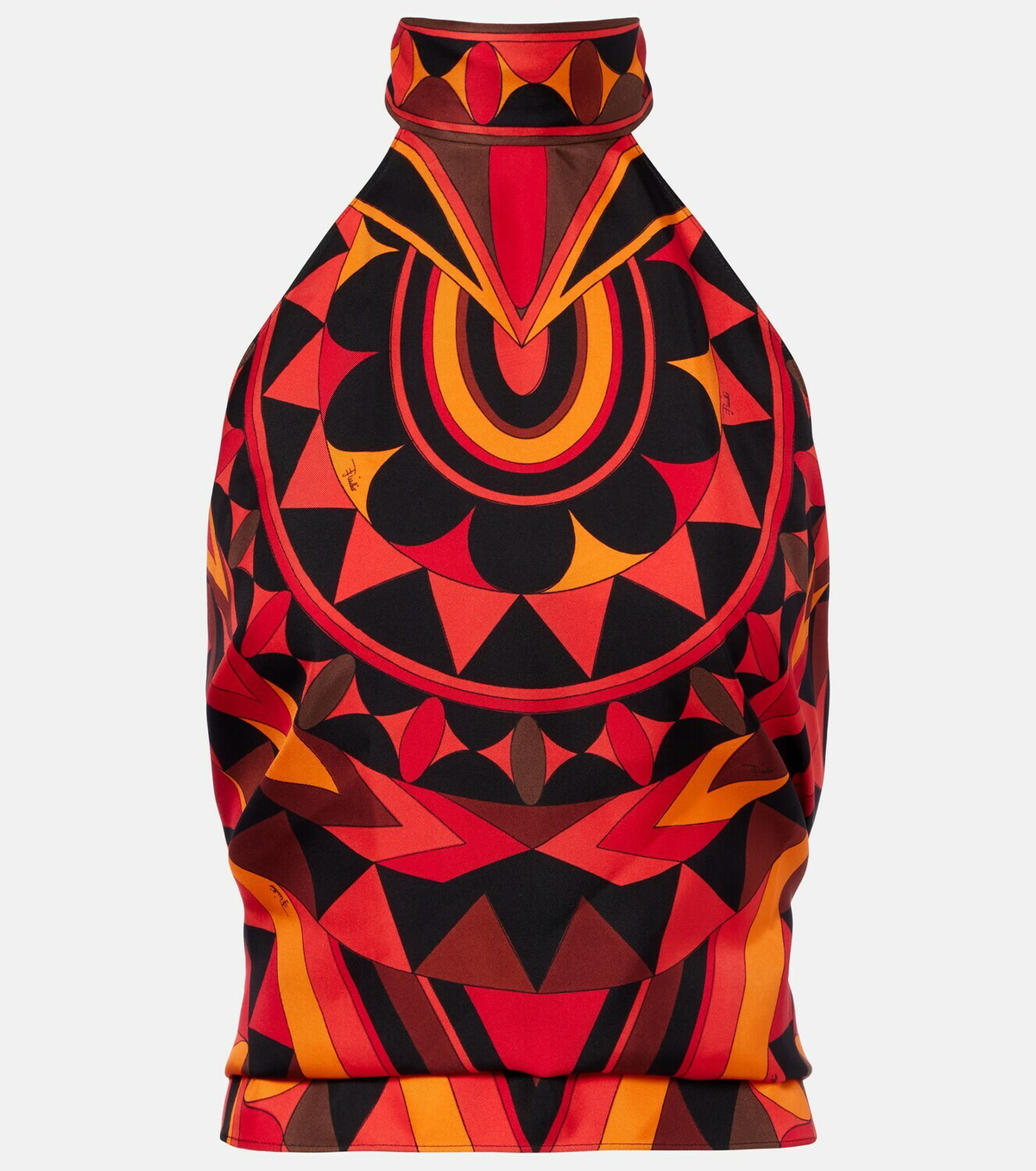 Pucci Manuba silk twill top