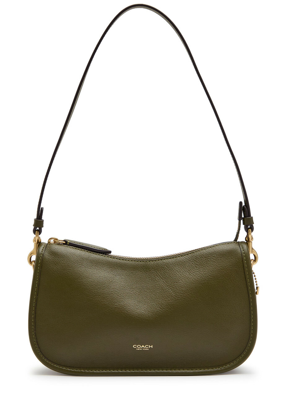 Coach Waverly Leather Shoulder bag - Olive - One Size