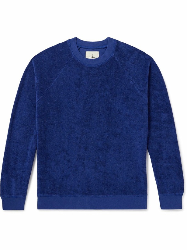Photo: La Paz - Cotton-Terry Sweatshirt - Blue