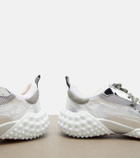 Christian Louboutin Mara suede and mesh sneakers