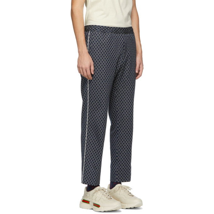 Gucci Wide Trousers In Prince Of Wales - ShopStyle Casual Pants