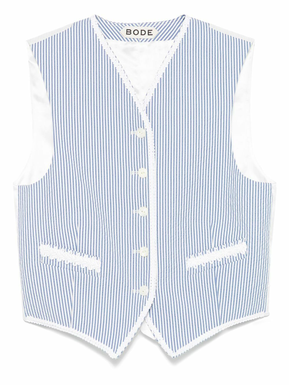 Bode Taupe 'Low Lying Summer Club' Jacket Bode