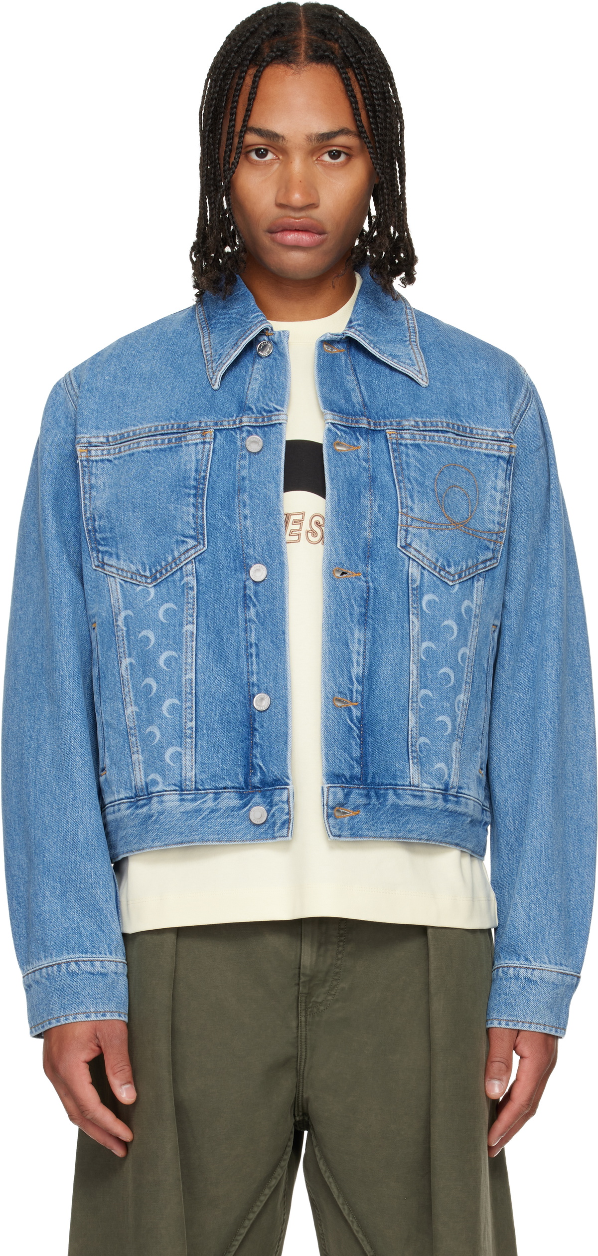 Levis Made and Crafted Navy Poggy Sack Coat Levis Made and Crafted