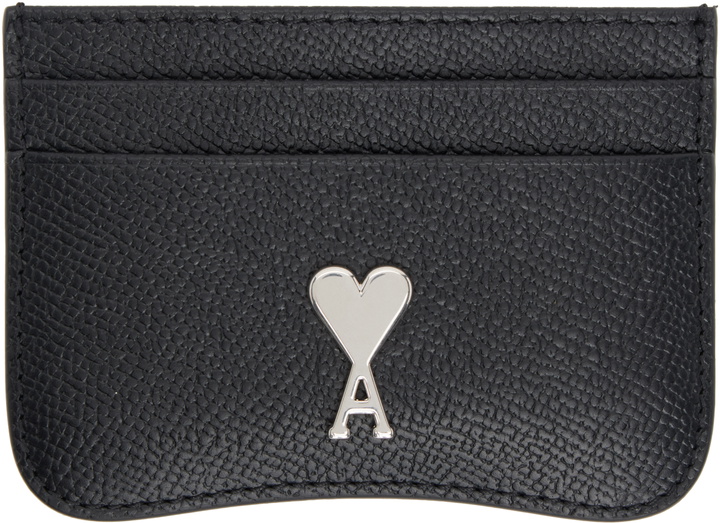 Photo: AMI Paris Black Paris Paris Card Holder