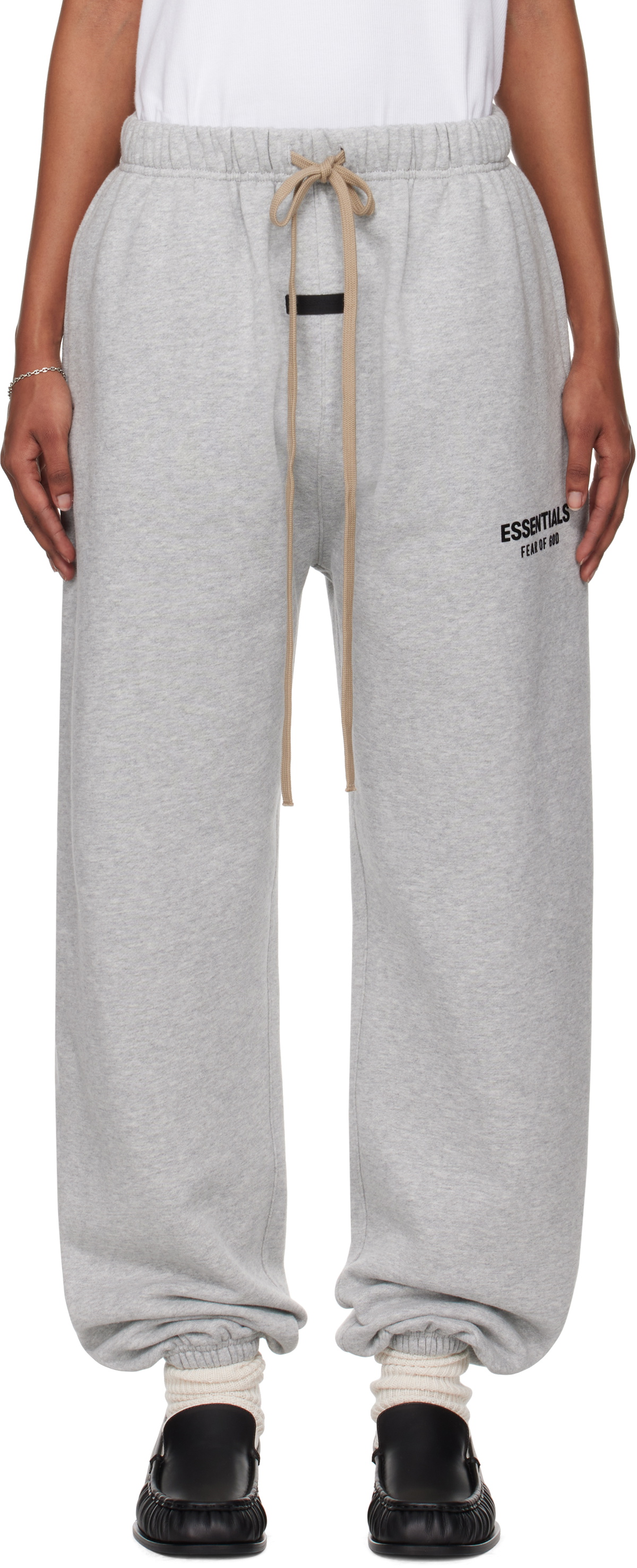 Fear of God ESSENTIALS Gray Fleece Lounge Pants Fear Of God Essentials