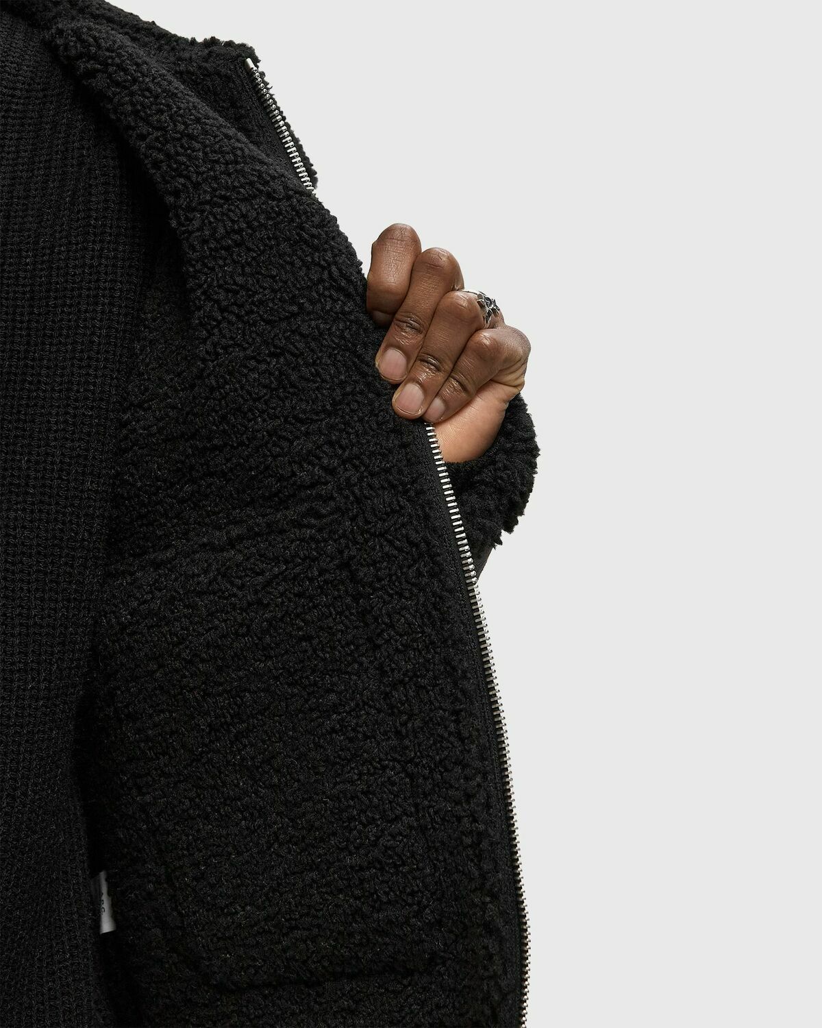 A.P.C. TOMMY JACKET Black Mens Bomber Jacket