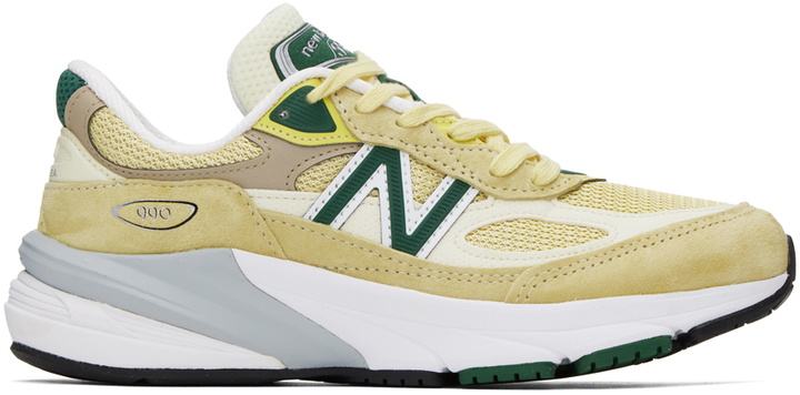 Photo: New Balance Yellow & Green Made In USA 990v6 Sneakers