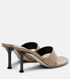 Christen Helix leather thong sandals