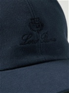 Loro Piana - Logo-Embroidered Cotton-Piqué Baseball Cap - Blue