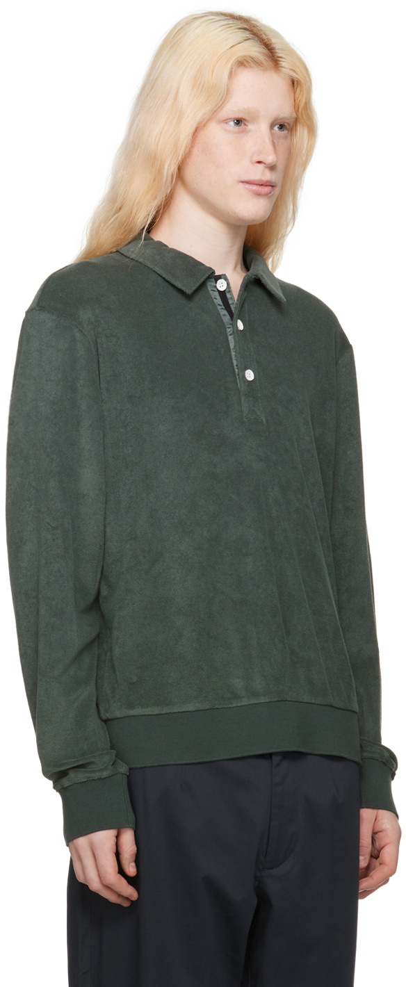 rag & bone Green Locker Loop Polo Rag and Bone