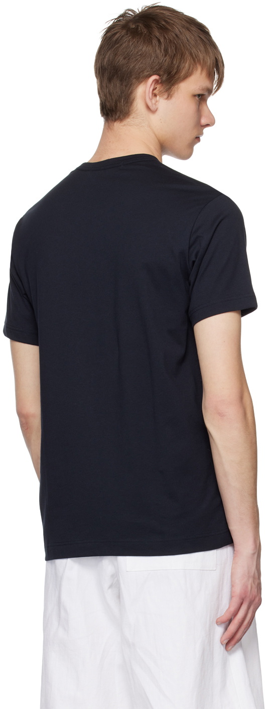 Comme des Garçons Shirt Navy Crewneck T-Shirt