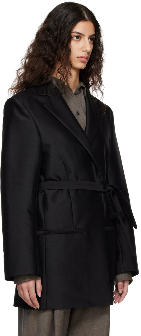 Totême Black Belted Blazer