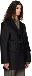 Totême Black Belted Blazer