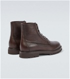 Brunello Cucinelli Lace-up leather boots