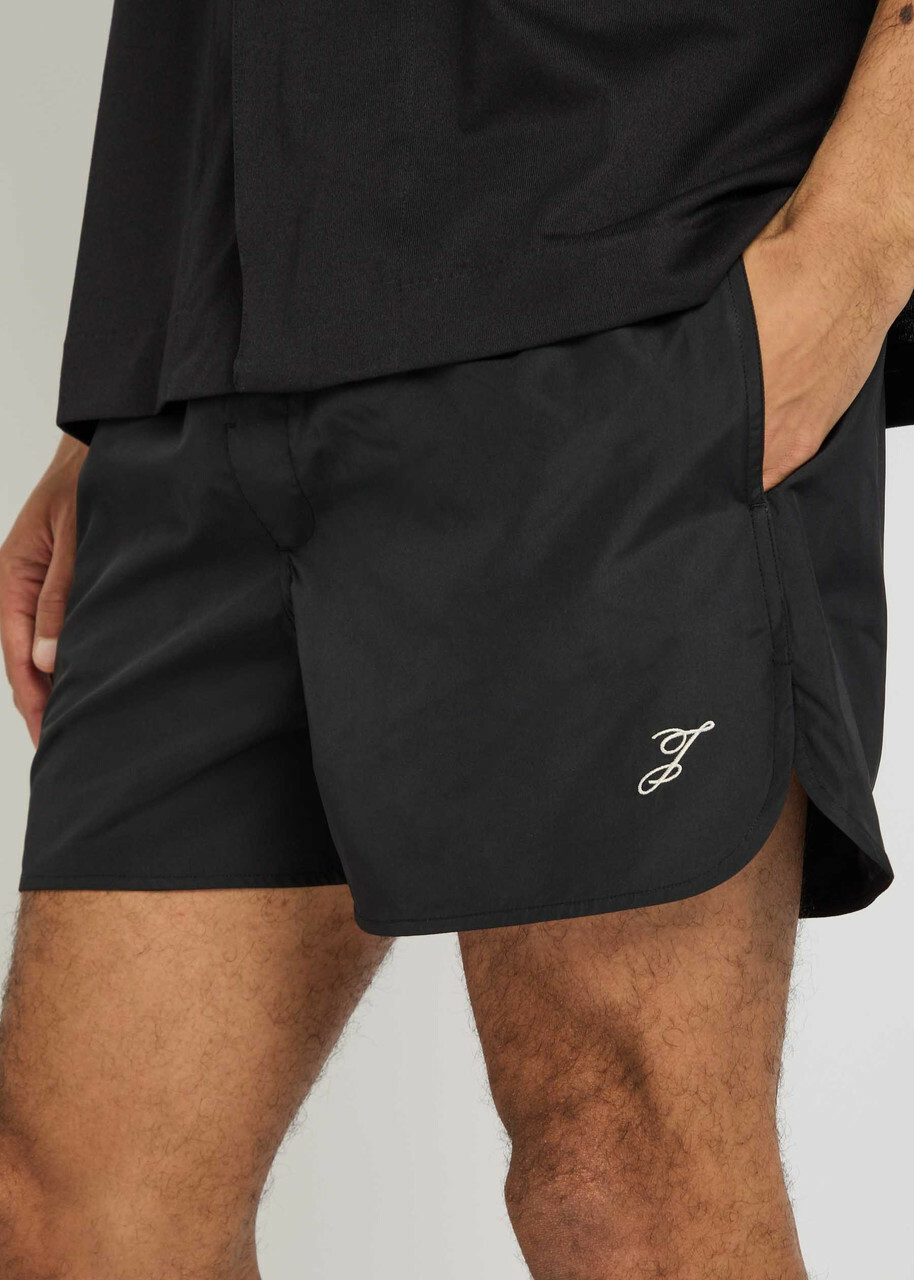 Jacquemus Le Short De Bain Puntini Shell Swim Shorts Black