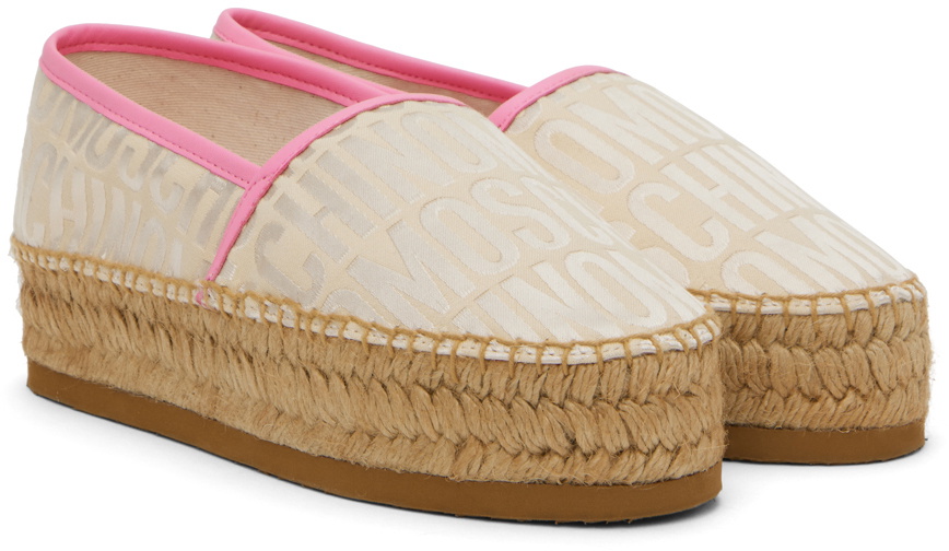 Moschino sale logo espadrilles