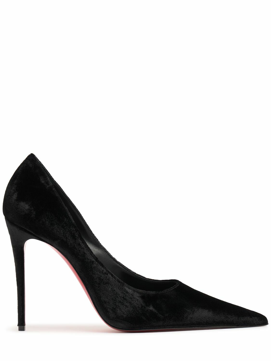 CHRISTIAN LOUBOUTIN 100mm Kate Max Glittered Velvet Pumps