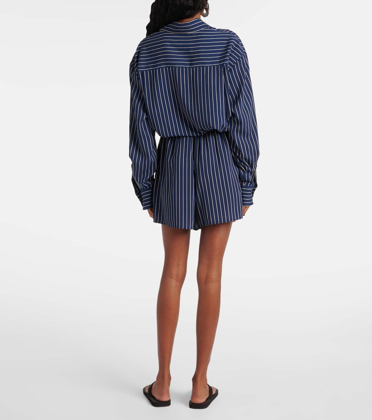 The Frankie Shop Lui striped shorts