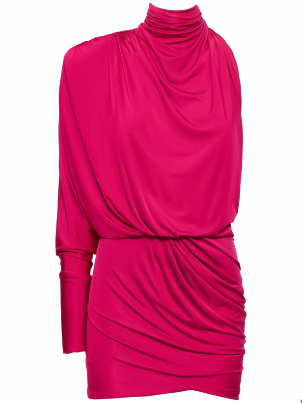Photo: ALEXANDRE VAUTHIER Draped Jersey One Sleeve Mini Dress