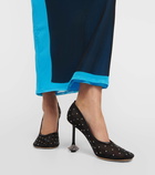 Loewe Toy embellished mesh pumps