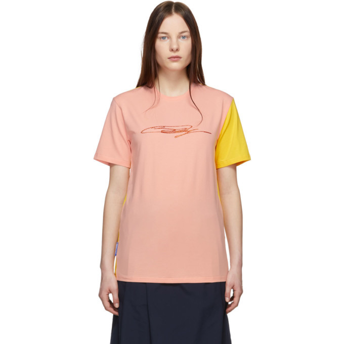 Photo: Anton Belinskiy Pink and Yellow Signature T-Shirt