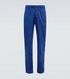 Kiton - Straight cotton-blend pants