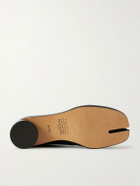 Maison Margiela - Tabi Split-Toe Textured-Leather Ankle Boots - Black