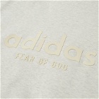 Adidas x Fear of God Athletics Heather Track Jacket in Oatmeal Heathered