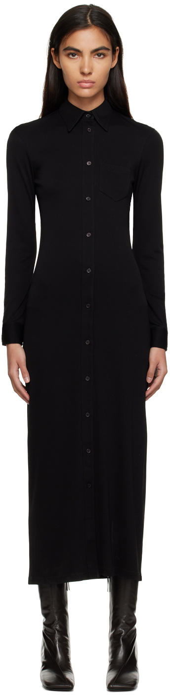 Filippa K Black Shirt Maxi Dress